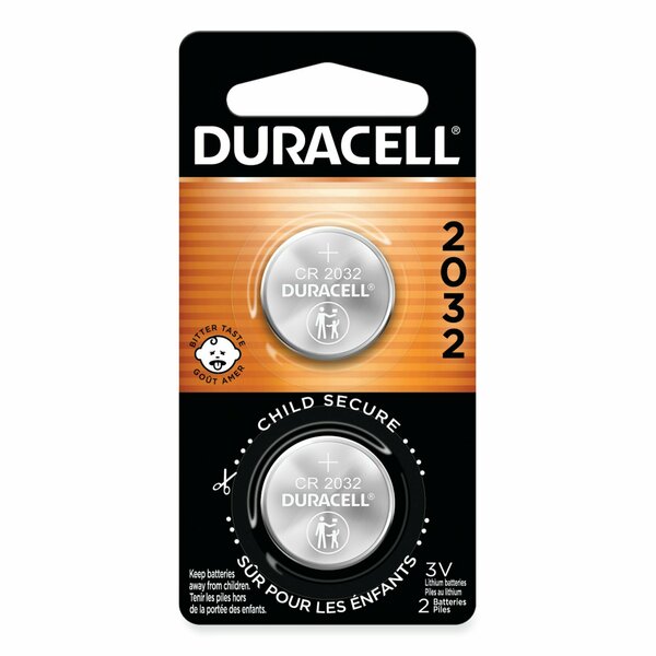 Duracell Lithium Coin Battery, 2032, PK6 DL2032BPK